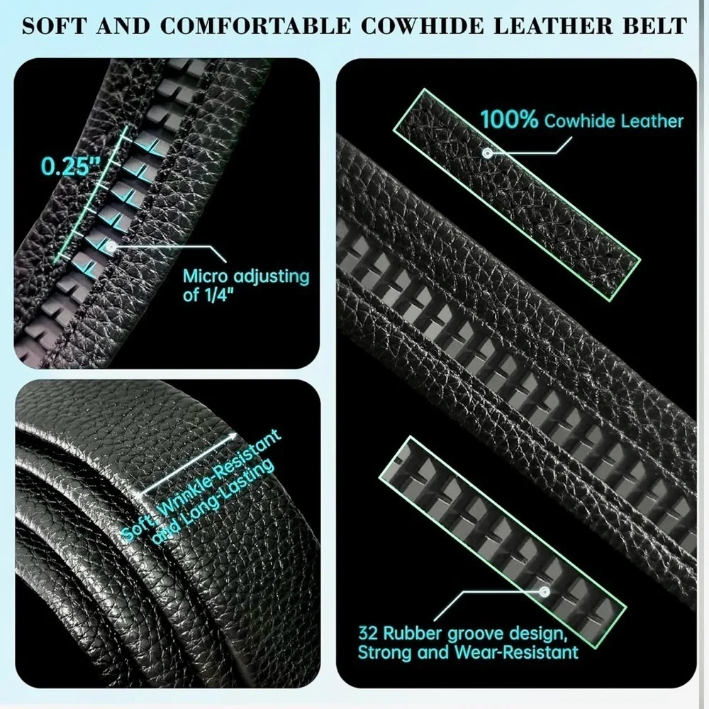 Black and gold belt